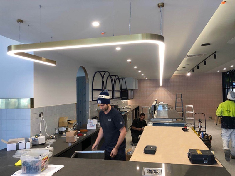 Coffee Shop Light Design Project In Australia